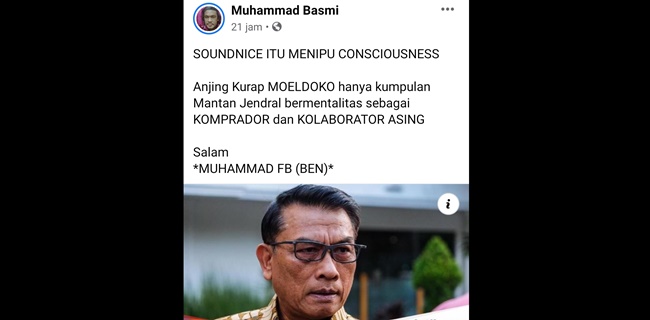 Diduga Hina Moeldoko, Pemilik Akun Facebook Ini Ditangkap