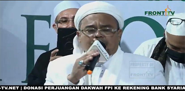 Sentil Ucapan Pejabat Tinggi Negara, Habib Rizieq Shihab: Kalau Agama Tak Boleh Atur Negara, Mau Diatur Pakai 