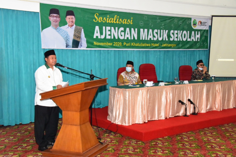 Wagub Jabar Sosialisasi Ajengan Masuk Sekolah