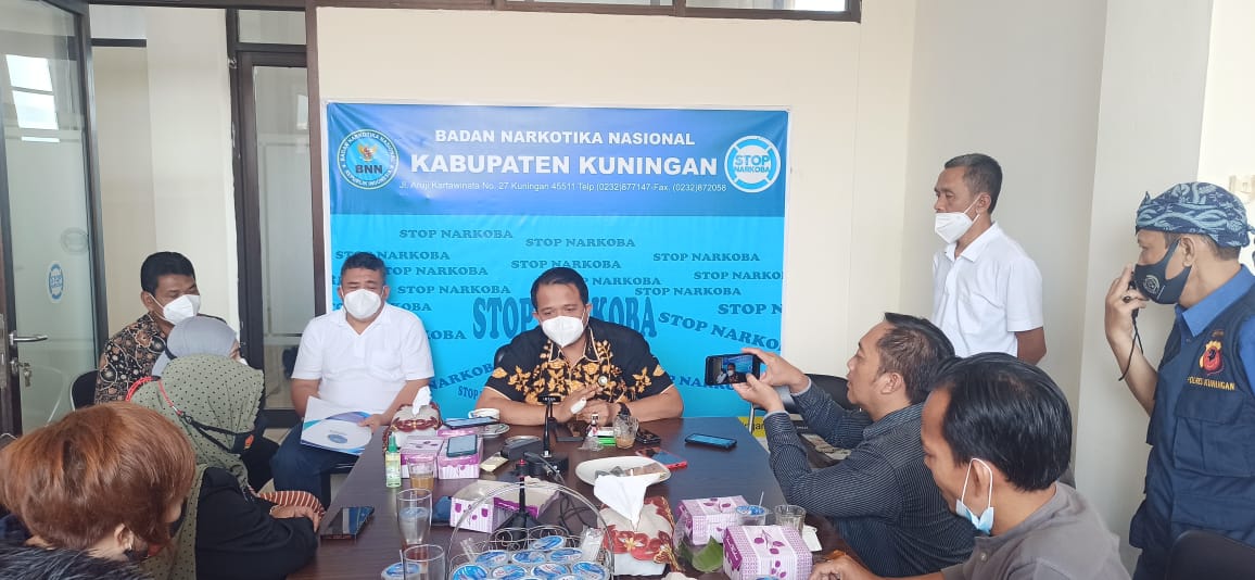 Minta Dukungan Jurnalis, BNNK Kuningan Janji Tidak Pandang Bulu