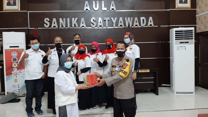 Lewat Polres Ciko, GPAN Bantu 2.500 Masker untuk Masyarakat