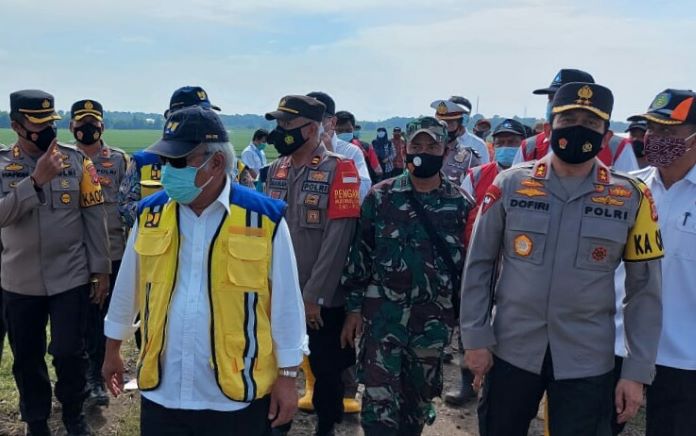 Tanggul Waduk Cipancuh Bergeser, Dikhawatirkan akan Jebol