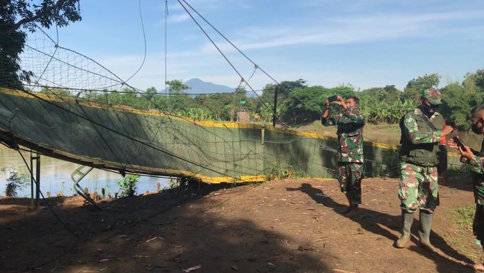 Baru Dinikmati 2 Minggu, Jembatang Gantung Majalengka-Sumedang Putus