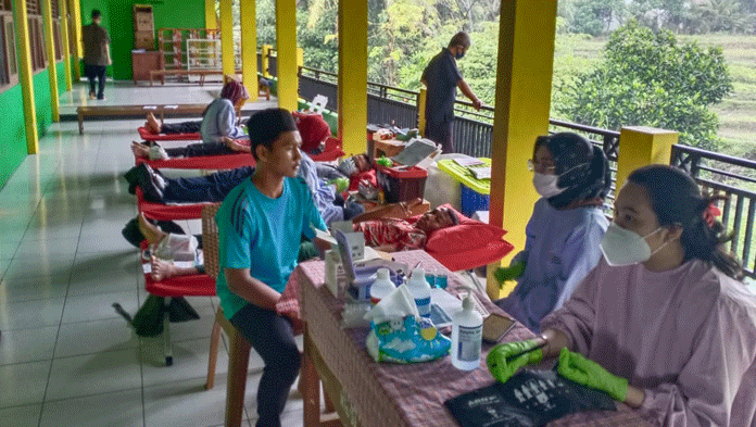 PMI Majalengka Kekurangan Darah, PC PUI Langsung Beraksi