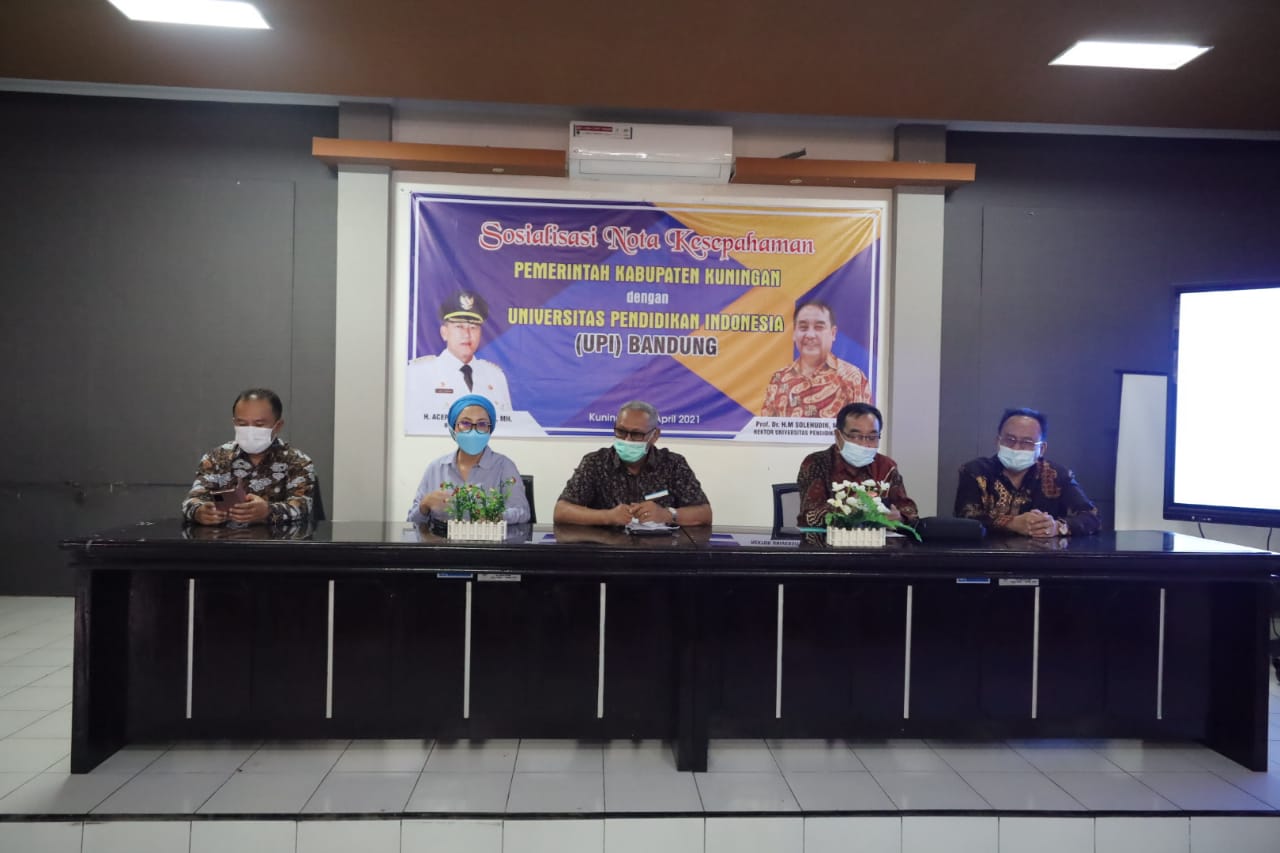 Wujudkan Kabupaten Pendidikan, UPI MoU dengan Kuningan