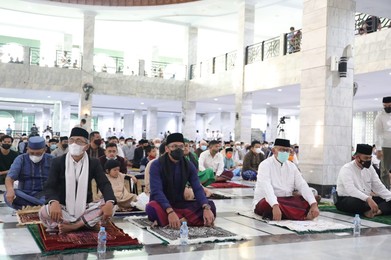 Bupati Apresiasi Prokes Sholat Ied