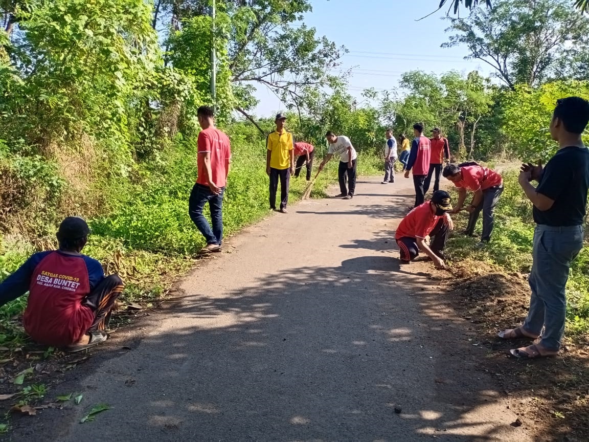 Cegah Covid, Pemdes Buntet Giatkan JumSih