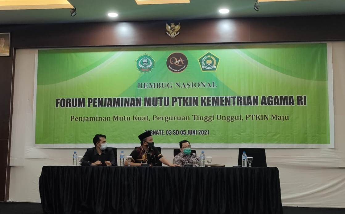 LPM IAIN  Cirebon Ikui  Acara Rembug Nasional Forum Penjaminan Mutu PTKIN