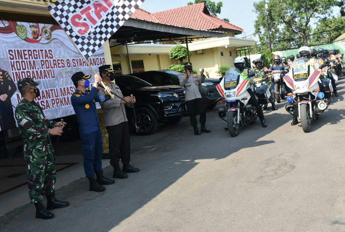 Polres-Kodim Bersama Syahbandar Salurkan Seribu Paket Sembako