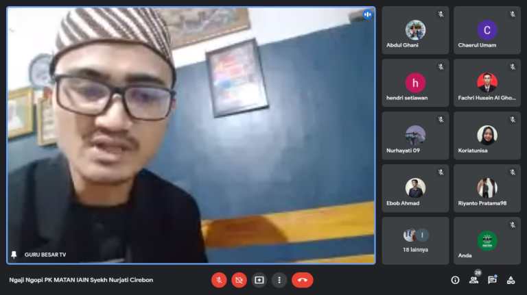 PK Matan IAIN Cirebon Doa Virtual Bersama
