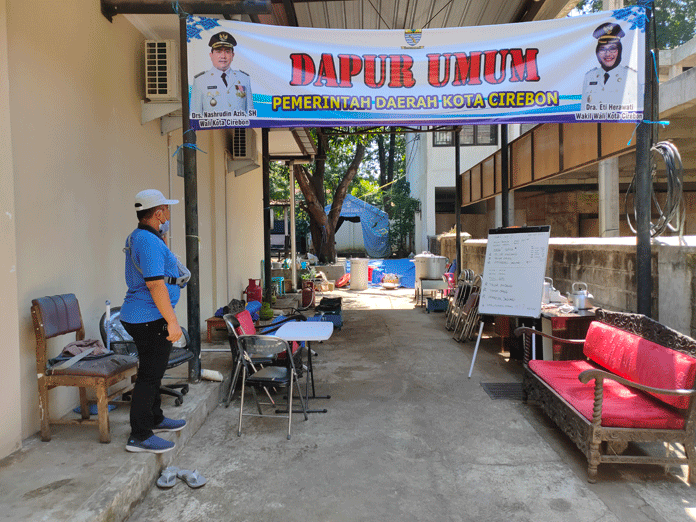 Dapur Umum Kota Cirebon Berhenti