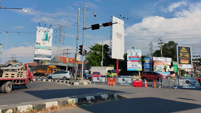 Simpang Pusdiklatpri Dijebol, Lamer Perumnas Tutup Rapat