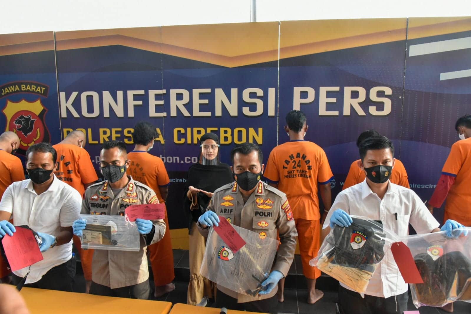 Polresta Cirebon Ungkap Tiga Kasus Tindak Pidana