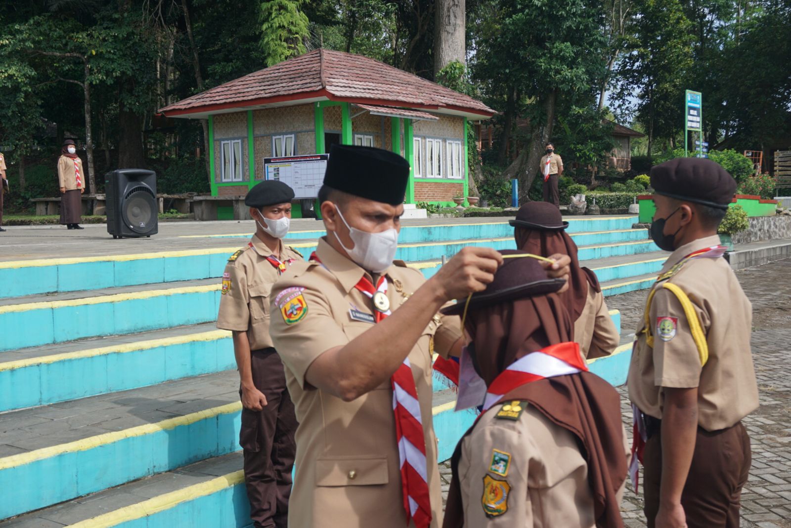 Ratusan Pelajar SMK Ikut Saka Wira