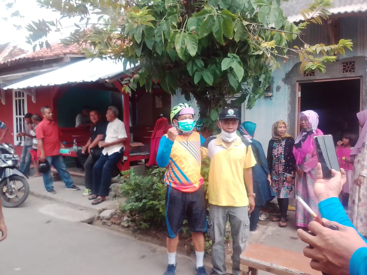 Kuwu Endang Antusias Terima Tim Gowes Radar Cirebon Group