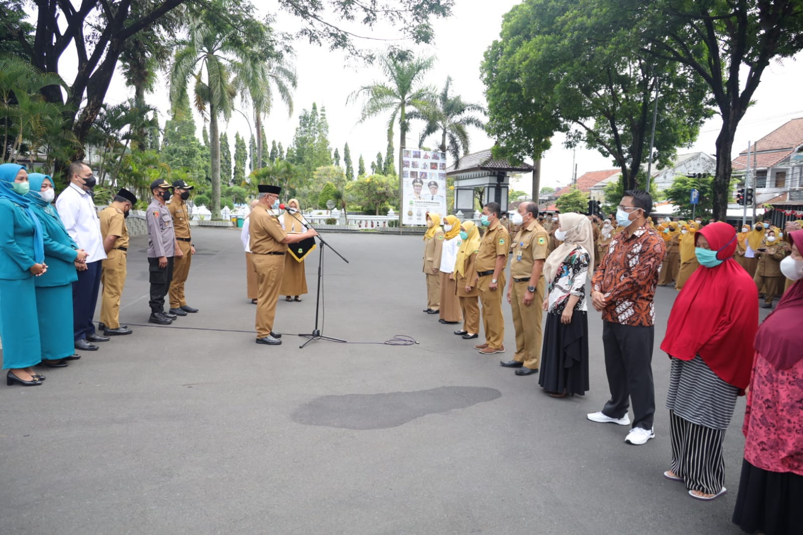 Kasus Covid Turun, Bupati Apresiasi Nakes