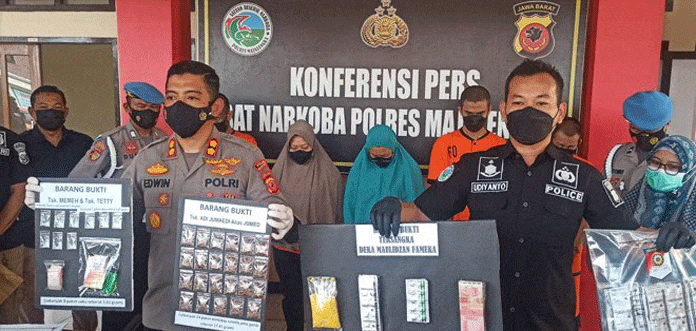 Satnarkoba Tangkap Empat Orang di Lokasi yang Berbeda