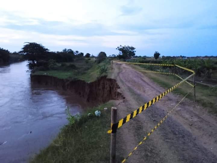 Tanggul Sungai Cisanggarung Bocor, Desa Tawangsari Terancam