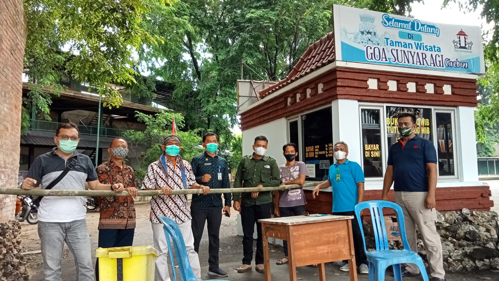 Buntut Kisruh dengan PRA Luqman, Semua Akses Wisata Goa Sunyaragi Ditutup