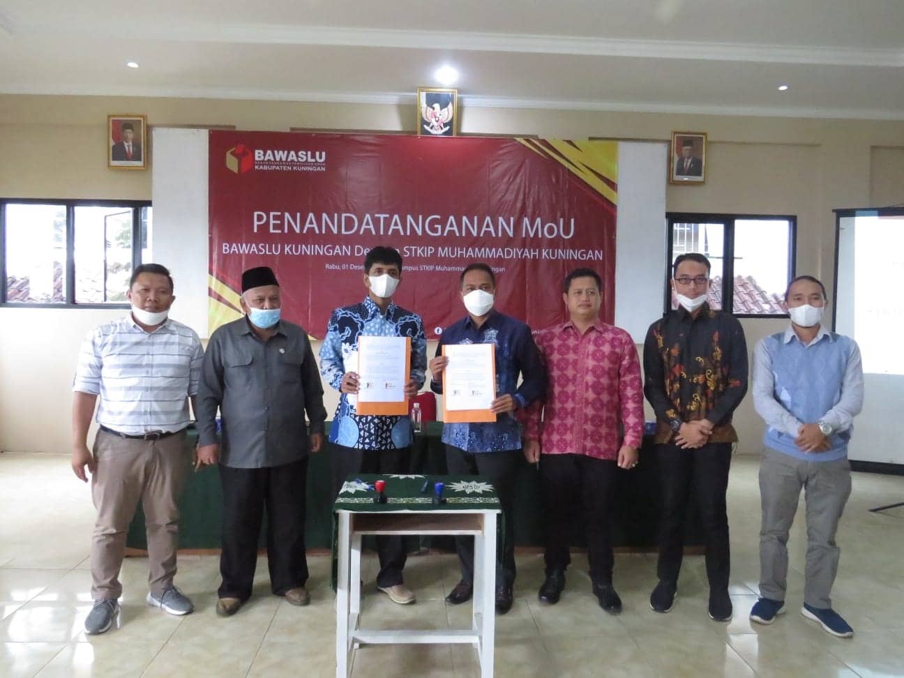 Bawaslu Kuningan MoU dengan STKIP Muhammadiyah