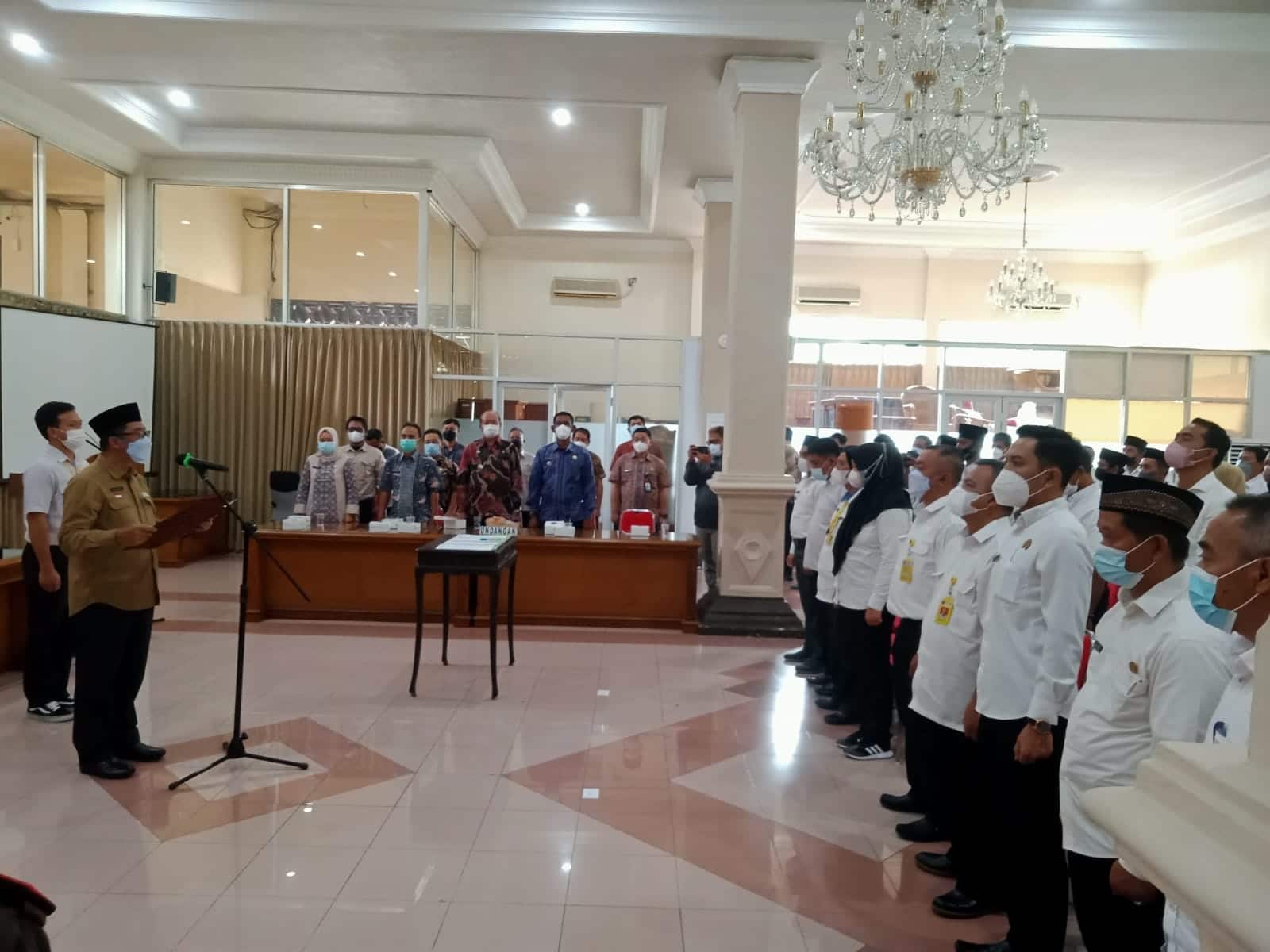 Bupati Lantik Panitia dan Satgas Ajudikasi PTSL