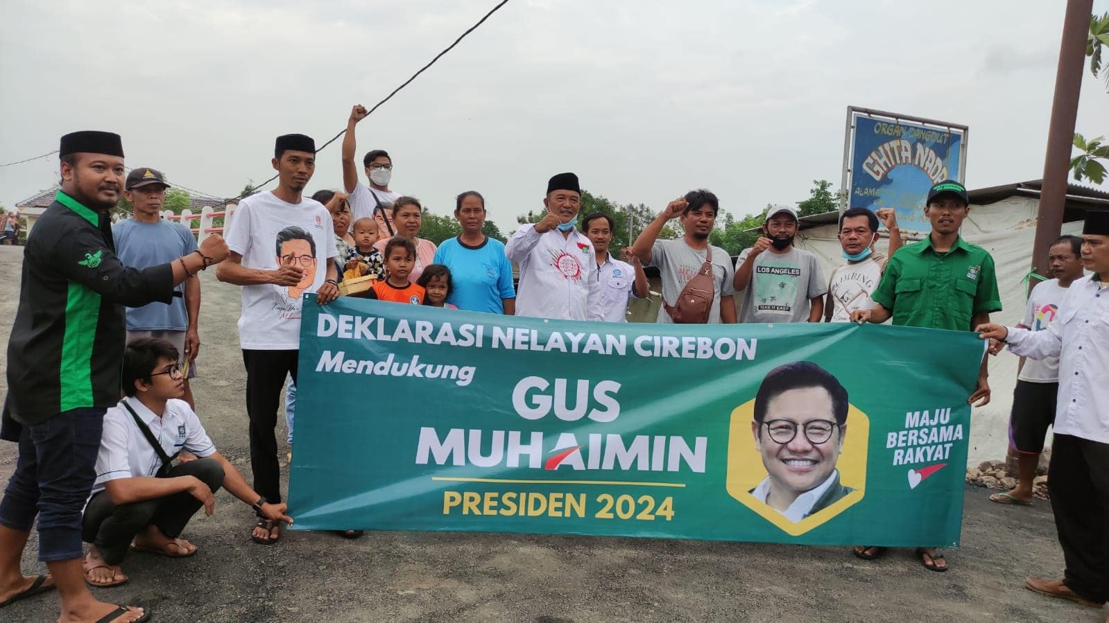 Nelayan Deklarasikan Gus Muhaimin Nyapres