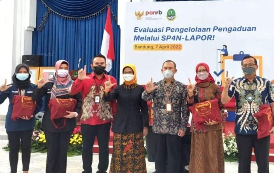 SP4N-Lapor Raih Tercepat Ketiga Jawa Barat